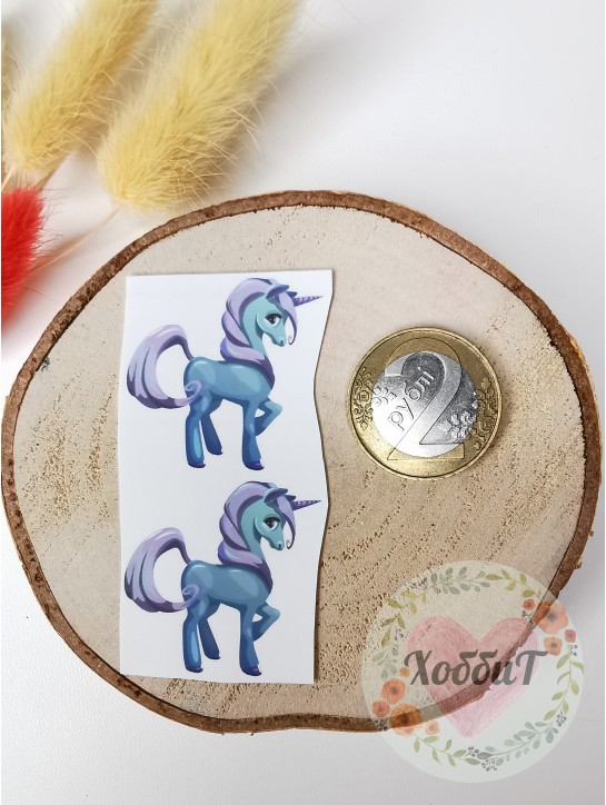 Термонаклейки цветные для бантиков №87, 1 пара